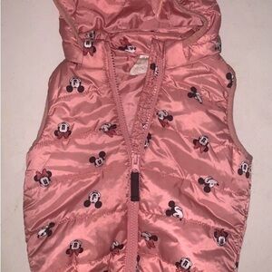 Baby Disney Mickey and Minnie puffer vest